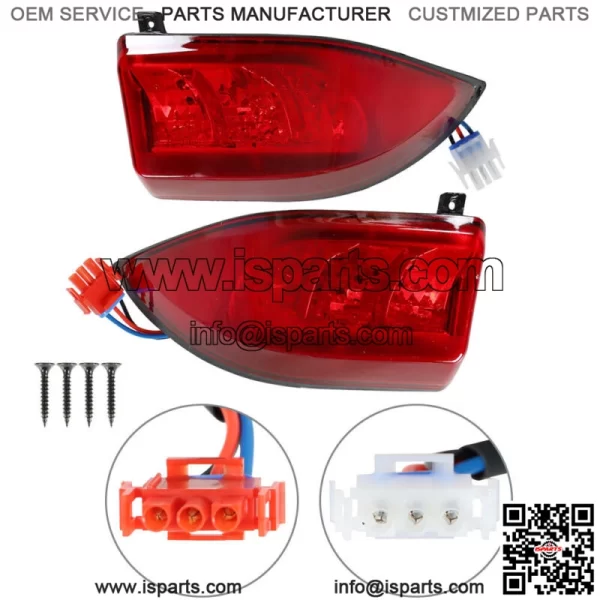 For Club Car Precedent and Tempo LED Tail Light 2004-up Rear Light 12V 3 wire