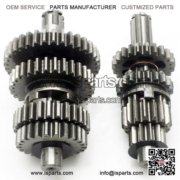 Motorcycle Engine Transmission Main & Counter Shaft Gear - Image 3