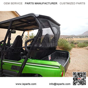 Compatible with Kawasaki Teryx 4 Seater Dust Guard with back mesh window 2012-2021 (Does not fit 2 seater model)