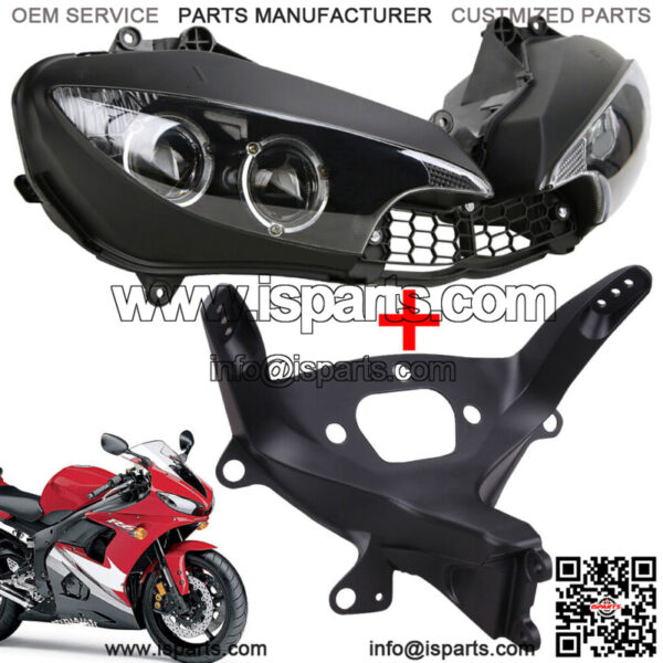 Front Headlight & Fairing Stay Bracket Fit For Yamaha YZF R6 03-05 YZF R6S 06-09