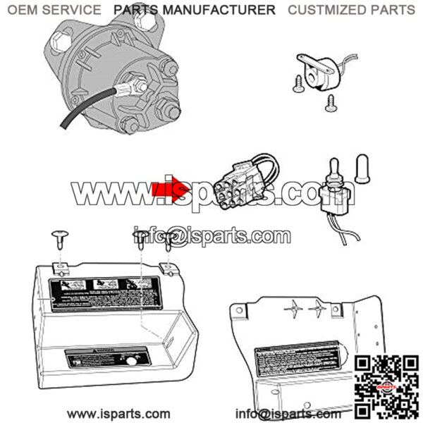 Jumper Run Plug for EZGO RXV 2008-up Electric Golf Cart 608039 - Image 2