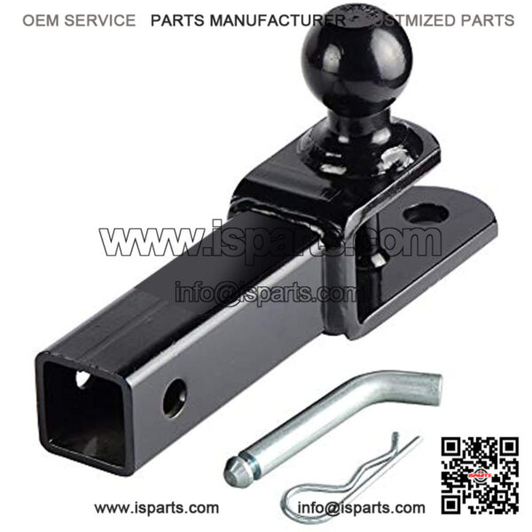 84209 2 inches ATV Receiver Hitch 3 in 1 Ball Mount with 2 inches Ball - Image 2