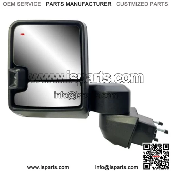 Driver Left Side Chrome Tow Mirror for 19 to 24 Chevrolet Silverado GMC Sierra (For: More than one vehicle)