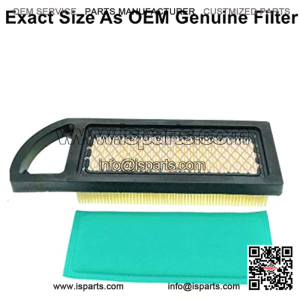 697153 Air Filter Replace for 697014 697634 698083 794422 795115 797008 OEM Air Cleaner Cartridge with 697015 Pre Filter Fits Lawn Mower Air Cleaner Element - Image 2