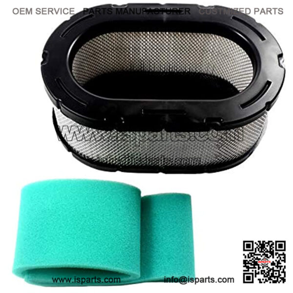 Air Filter with Pre-Cleaner fits EZT715 EZT725 EZT740 EZT750 KT610 KT620 EKT740 EKT750 Lawn Mower Engines, Parts 16-083-04-S & 16-083-05-S Replacement - Image 2