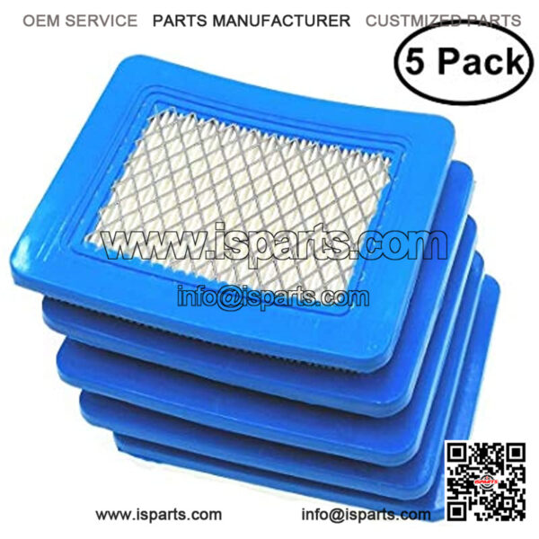 5 Pack 491588 Air Filter Replace for 491588S,AM116236, Toro 119-1909, Craftsman 3364 Air Cleaner, Lawn Mower Air Filter - Image 2