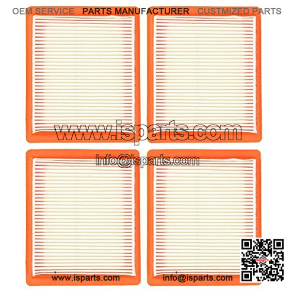 4 Packs 14 083 16-S XT675 Air Filter Fit XT650 Courage XT Toro MTD Lawn Boy XT6.5 XT6.75 Engine Lawn Mower 14 083 15-S Toro 20371 Air Cleaner