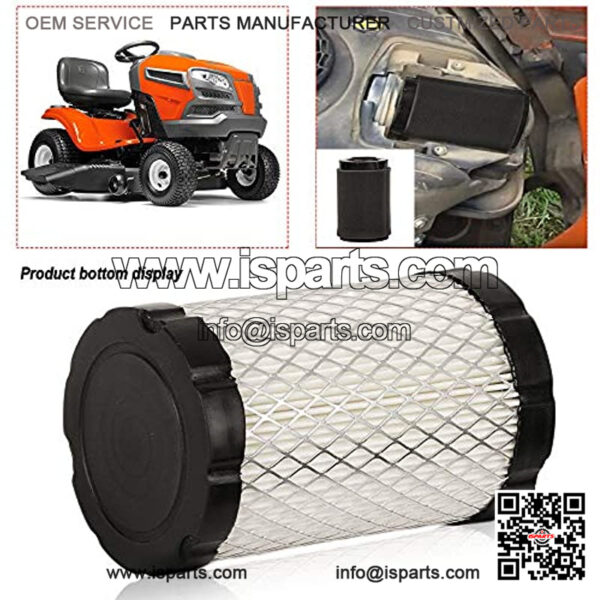 Air Filter with Pre Filter Replacement for 796031 594201 591334 Pre Filter 797704 Replacement for MIU1303 GY21435 MIU13963 Lawn Mower Air Cleaner - Image 5