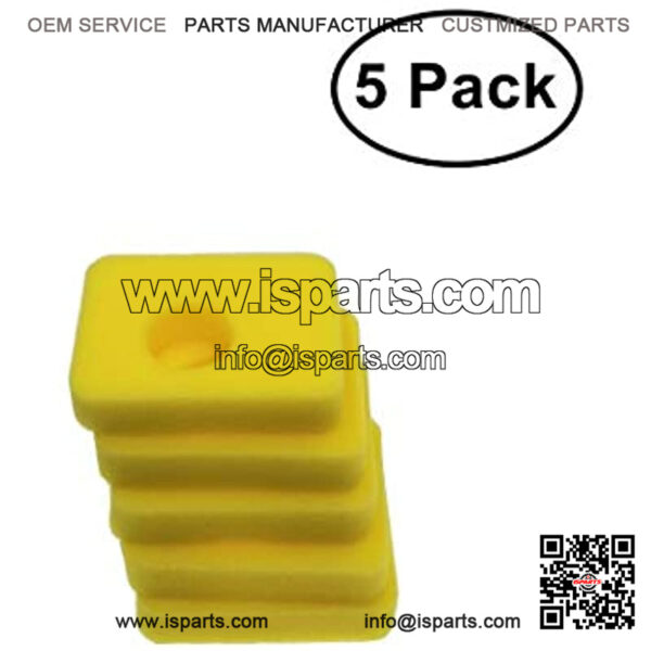 5 Pack 799579 Air Cleaner Foam Filter Replace for 4248, 5434, 799579 Fits 09P602 09P702 550e-550ex Series 09P000, 08P000 Engine Lawn Mower - Image 2