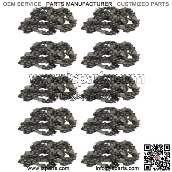 10 Pack Chainsaw Chain for 18 Inch Bar .063 .325 74DL Fits Stihl MS 260 MS 261