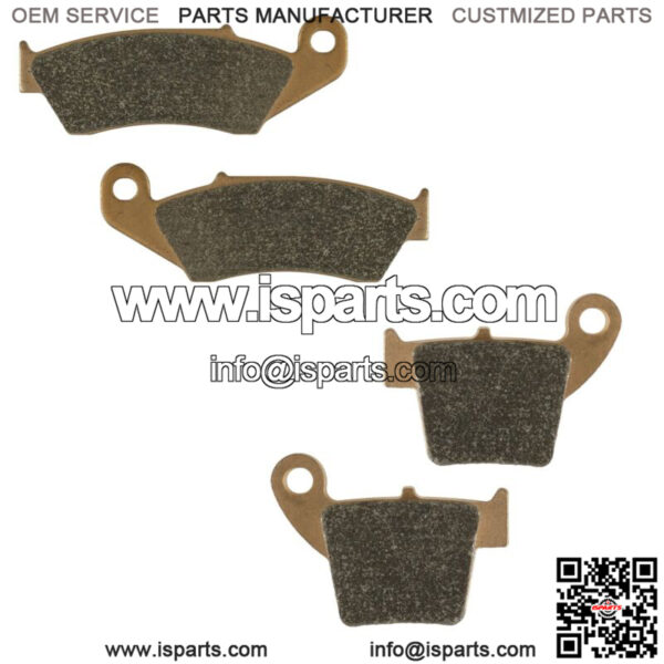 Front & Rear Sintered Brake Pads For Honda CRF250 CRF250R CRF250X 2004-2018 - Image 4