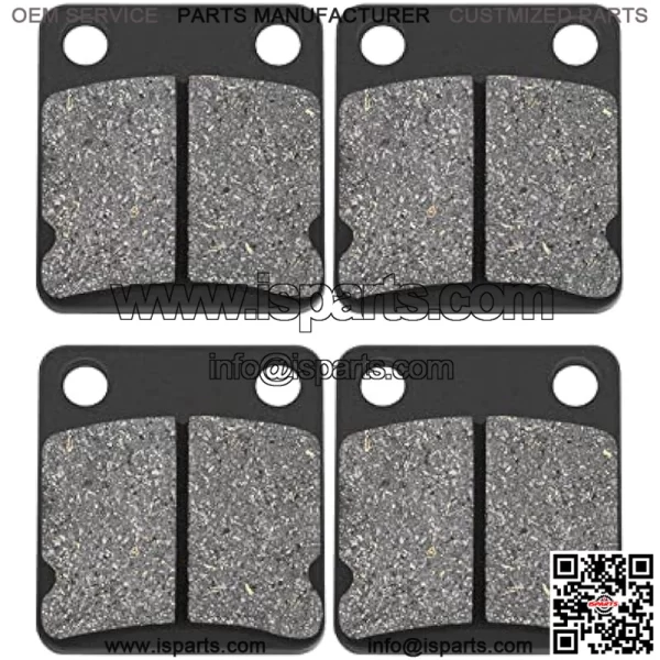 Front and Rear Brake Pads for Yamaha Grizzly 400 450 YFM250 YFM350 YFM400 YFM450 Wolverine Kodiak Big Bear YFZ350 YFZ350 YFZ450 Warrior Banshee 1995-2014