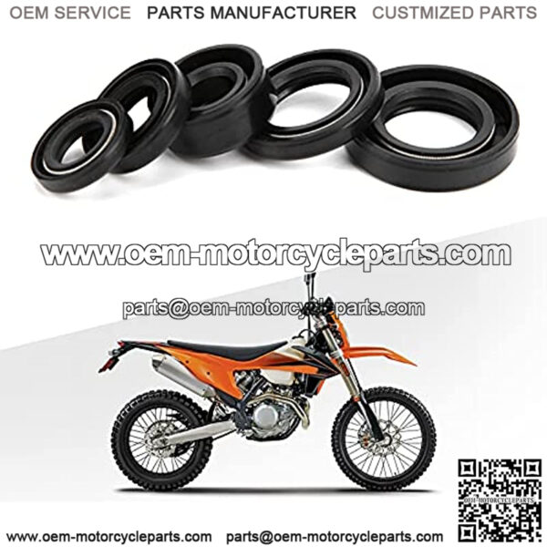 Engine Oil Seal, Steel Alloy Engine Oil Seal Set Kit Accessory for Lifan 110cc 125cc 140cc Pit PRO Trail Quad Dirt Bike ATV - Image 2