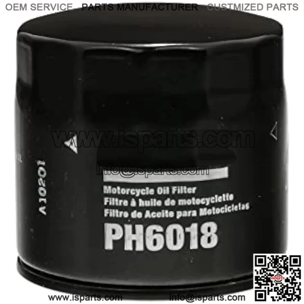 Extra Guard PH6018 Motorcycle Replacement Oil Filter, Fits Select Aprilia, Artic Cat, Kymco, and Suzuki Models - Image 2