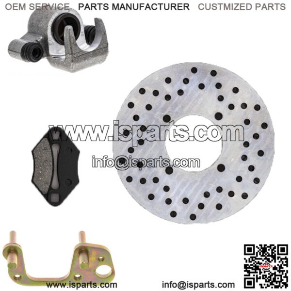 Front Left Brake Rotor Caliper Pad Set for Polaris Trail Boss 330 5247961