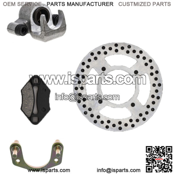 Front Right Brake Rotor Caliper Pad Set for Polaris Predator 500 5246155