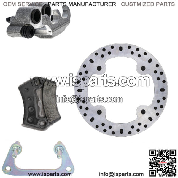 Front Right Brake Rotor Caliper Pad Set for Polaris RZR 570 800 1911188