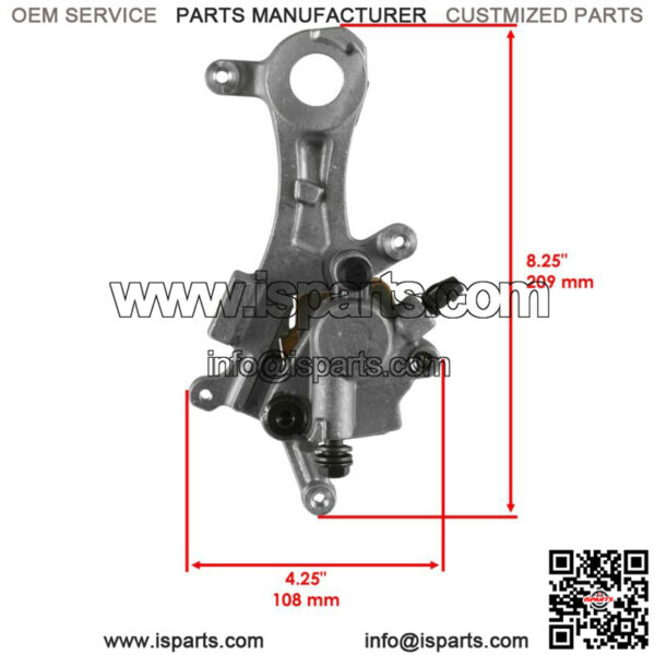 Rear Brake Caliper w/ Pads For Yamaha YZ450F 2009 - 2019 - Image 3