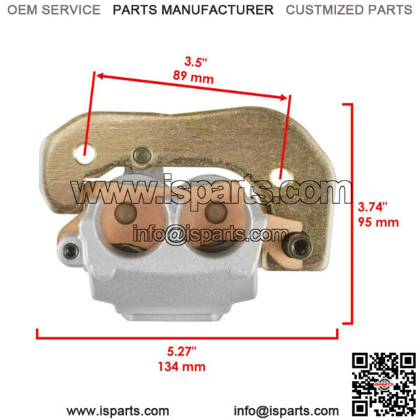 Front /Rear Brake Caliper for Can-Am CanAm Outlander Max 650 2013-2015 2018-2022 - Image 3