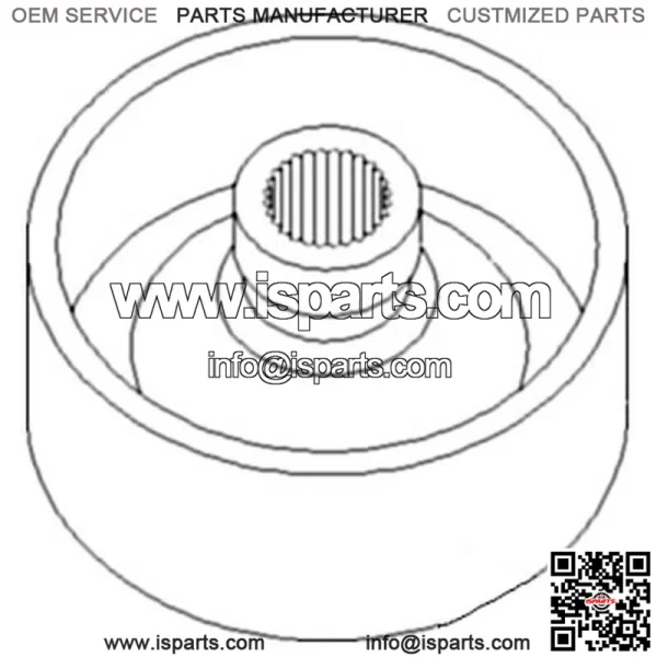 A-66709-22360 Brake Drum Fits Kubota Lawn Mowers and Compact Tractors - Image 2