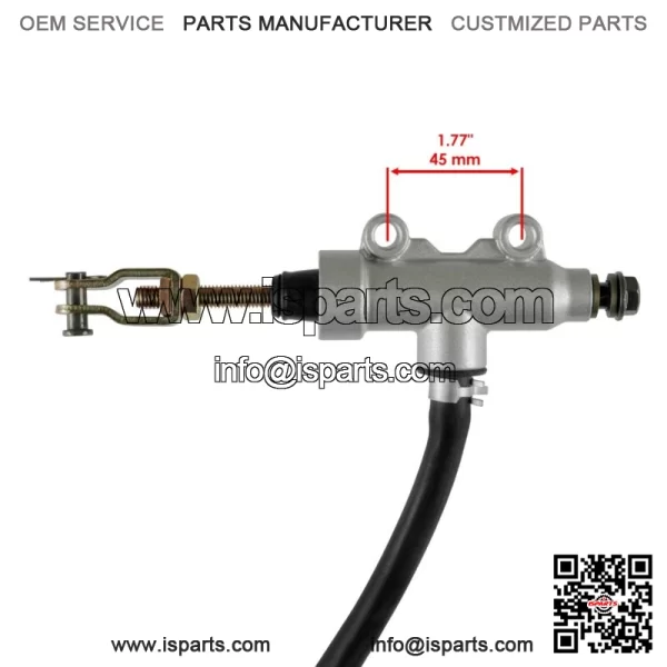 Rear Brake Disc and Master Cylinder Assy. for Polaris 1912301 5248250 (For: Polaris Sportsman 570) - Image 2