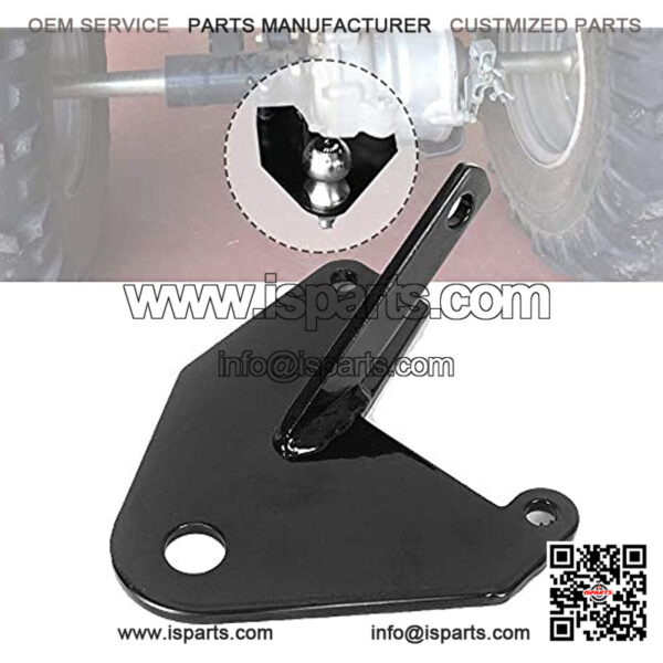 ATV Rear Trailer Hitch Receiver Ball Mount 3/4" Compatible with Honda TRX250 Recon 1997-2018 - Image 2