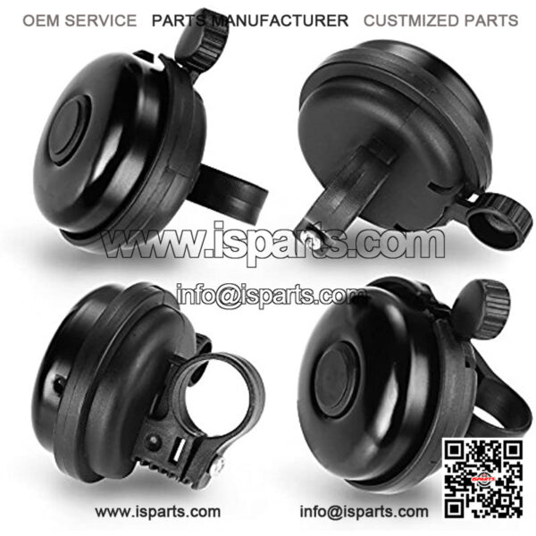 Classic Bike Bell, Aluminum Bicycle Bell, Loud Crisp Clear Sound Bicycle Bike Bell for Adults Kids - Image 2