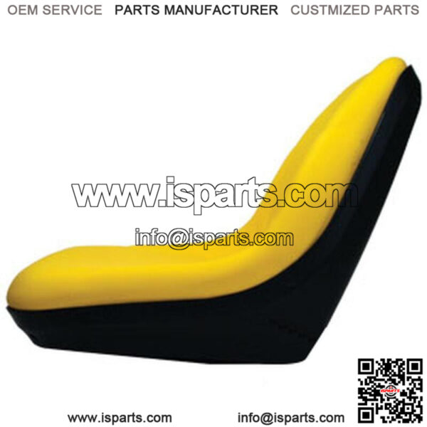 AM879503 Yellow Seat Fits John Deere Fits JD Compact Tractor Models 4010 4100 41 - Image 2