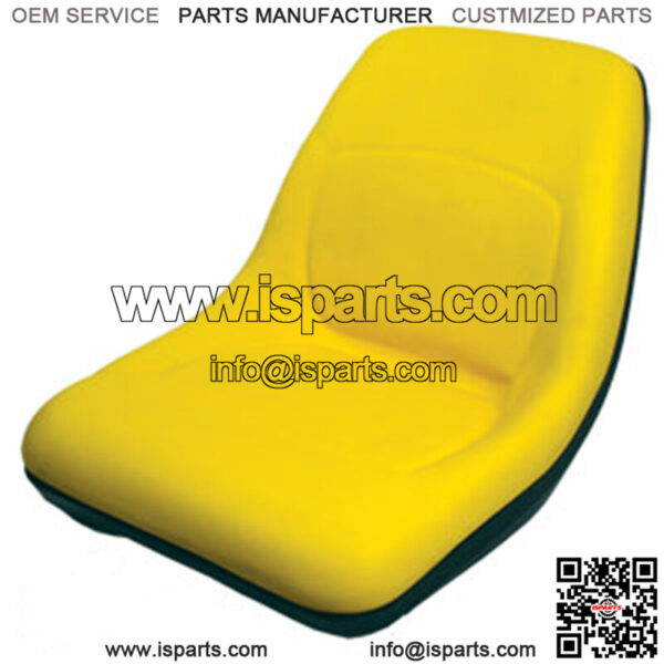 AM879503 Yellow Seat Fits John Deere Fits JD Compact Tractor Models 4010 4100 41 - Image 3