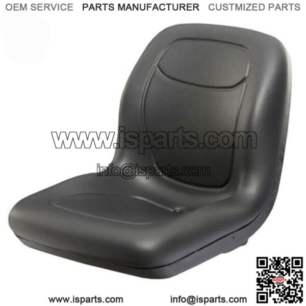 Black Seat Fits Kubota L3010 L3410 L3710 L4310 L4610 Compact Tractor L48 Backhoe - Image 5