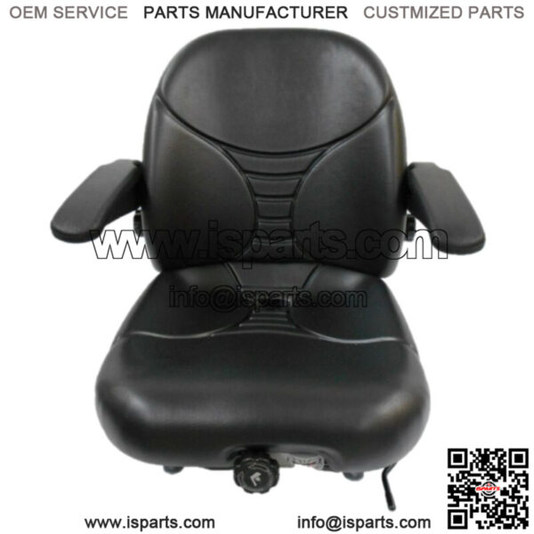 Black Suspension Seat Fits John Deere Ariens Gravely Dixon Walker Grasshopper ZT - Image 2