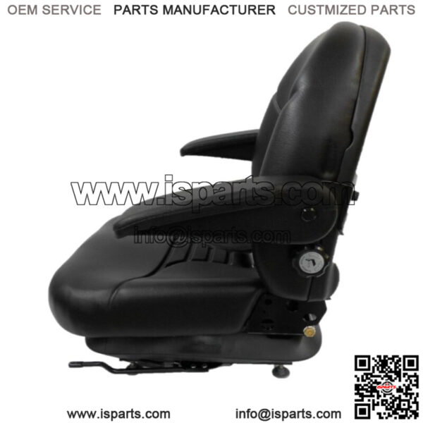 Black Suspension Seat Fits John Deere Ariens Gravely Dixon Walker Grasshopper ZT - Image 3