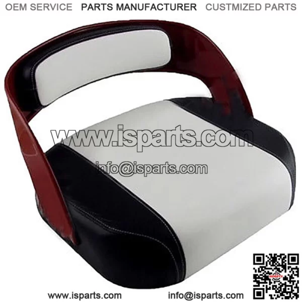 Black & White Vinyl Seat S371585AF Fits Case IH Tractors 200 230 240 330 340 460