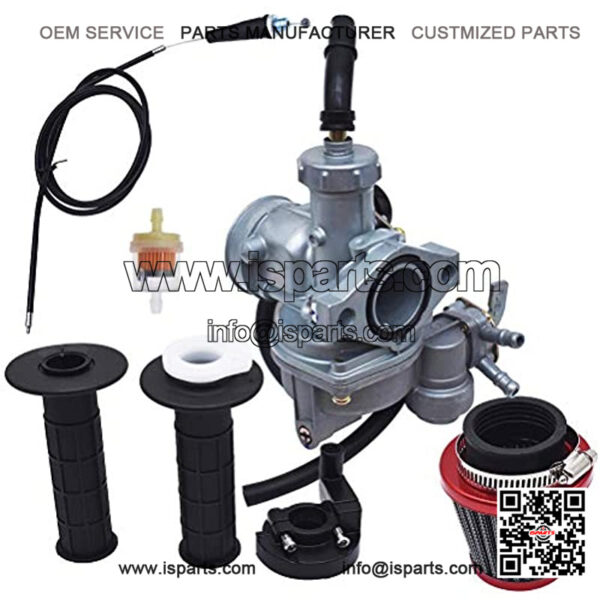 Carburetor Carb with Throttle Cable Replacement for Honda CT90 Trail 1971-1979, CT110 Trail 1980-1986