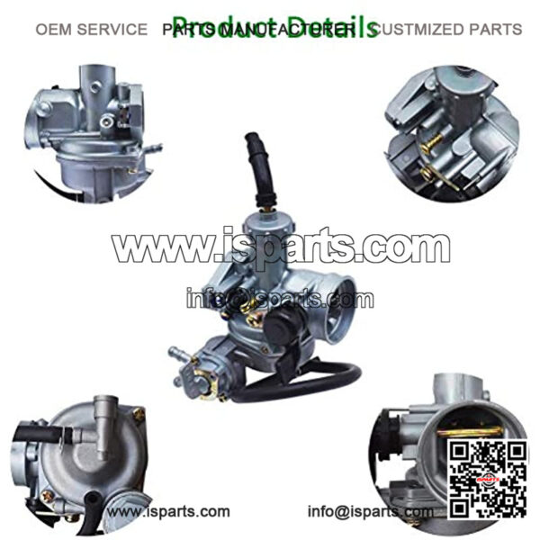 Carburetor Carb with Throttle Cable Replacement for Honda CT90 Trail 1971-1979, CT110 Trail 1980-1986 - Image 2