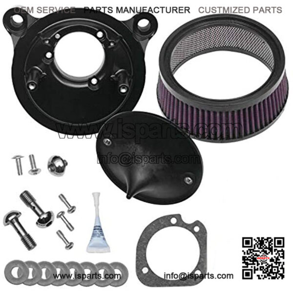 Cycle Stealth Air Cleaner Kit Compatible for Harley-Davidson FLH 01-07