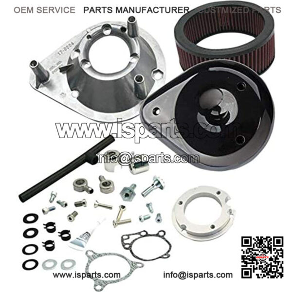 Cycle Stealth Air Cleaner Kit for 66mm Throttle Hog Compatible for Harley-Davidson Electra Glide Classic - FLHTC 2013