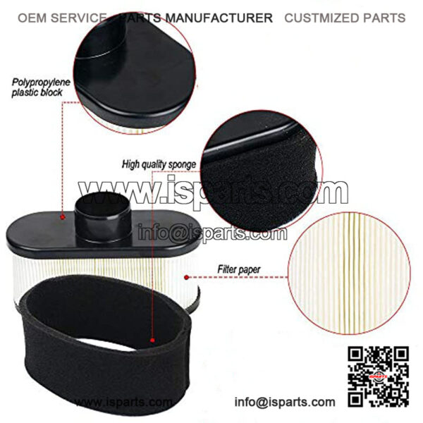 Pack of Oil Filter with Air Pre Filter Replacement for Kawasaki FR651V FR691V FR730V FS481V FS541V FS600V FS651V FS691V FS730V 4-Cycle Engine,5% coupon applied at checkout,with coupon - Image 4