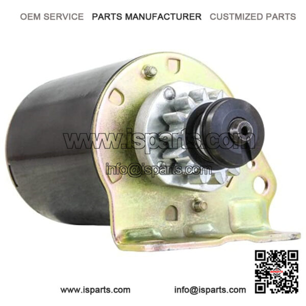 New Starter Motor Compatible With Cub Cadet 16.5 17 17.5 Hp Engine 14 Tooth Steel Drive By Part Numbers 693551 LG693551