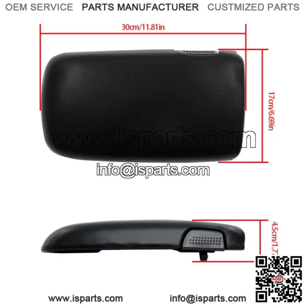 For 1997-2001 2002 Chevrolet Camaro Pontiac Firebird Center Armrest Lid Black - Image 4