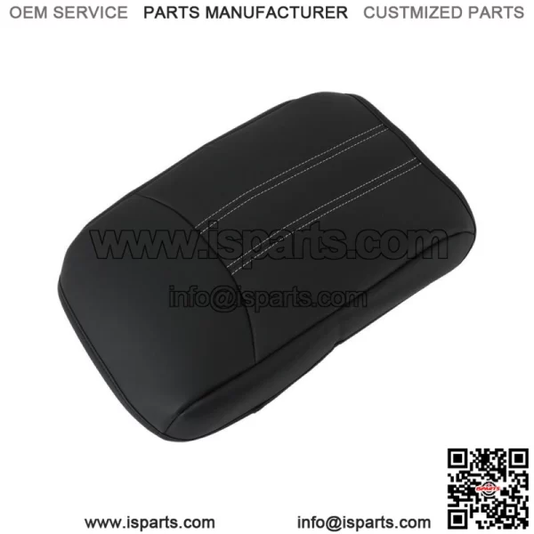 Center Console Pad Armrest Cover For 2023-2024 Honda Pilot Leather Black New - Image 2