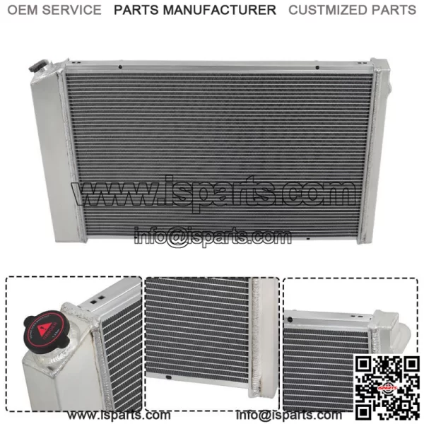 For 73-87 Chevy Truck 73-1991 Blazer 19 x 28-1/4"-Core 3-ROW Aluminum Radiator