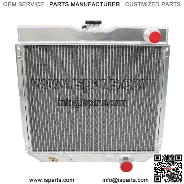 For 1963-1970 Fairlane Falcon Galaxie V8 Full Aluminum Core Racing 3Row Radiator - Image 2