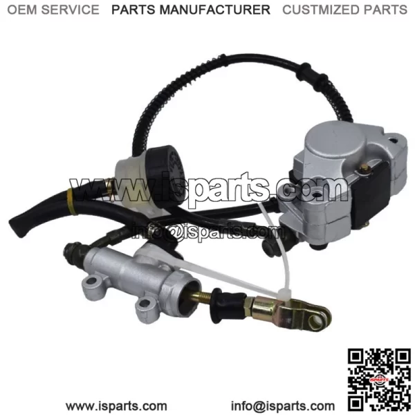 Hydraulic Rear Disc Brake Caliper System + Pads 150cc 250cc Quad Dirt Bike ATV - Image 2
