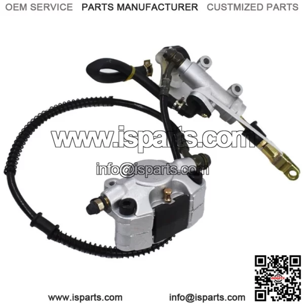 Hydraulic Rear Disc Brake Caliper System + Pads 150cc 250cc Quad Dirt Bike ATV - Image 3