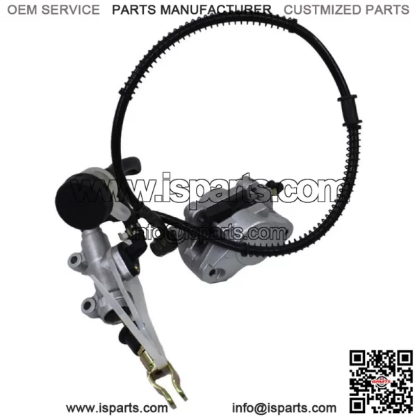 Hydraulic Rear Disc Brake Caliper System + Pads 150cc 250cc Quad Dirt Bike ATV - Image 4