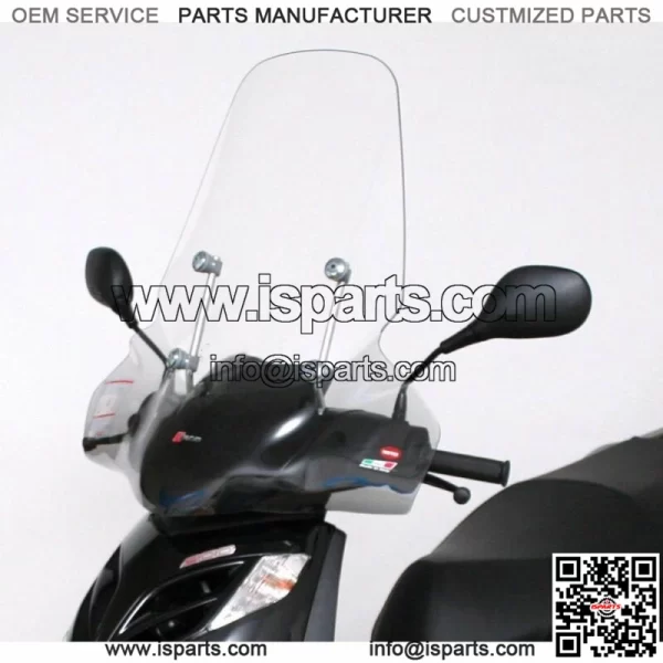 Faco 22881 Windscreen With Mounts Aprilia Sportcity Cube/Street 125 2008 2014