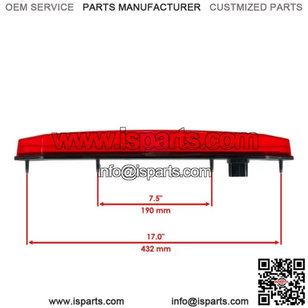 Complete Center Taillight fits Polaris RZR XP 1000 2019 2020 2021 2413431 (For: Polaris) - Image 2