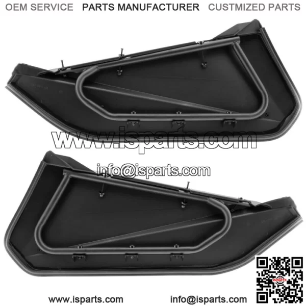 Lower Door Panels Inserts    for Can Am Maverick X3 MAX  (Front & Rear) (Black) - Image 3