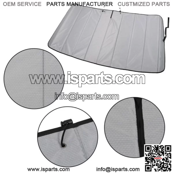 Insulated Blackout Front Windshield Cover For 2007-2022 Mercedes-Benz NCV3/VS30 - Image 2